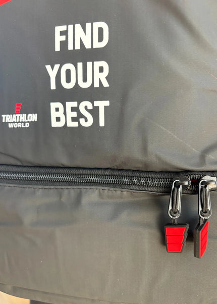 TriathlonWorld | Transition Bag | Black / Red Triathlonworld