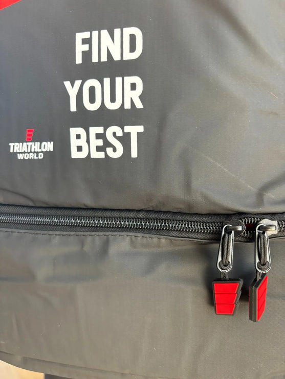 TriathlonWorld | Transition Bag | Black / Red Triathlonworld