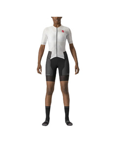 Castelli | San Remo 2 | Trisuit | Short Sleeve | Dames | White / Black Castelli Cycling