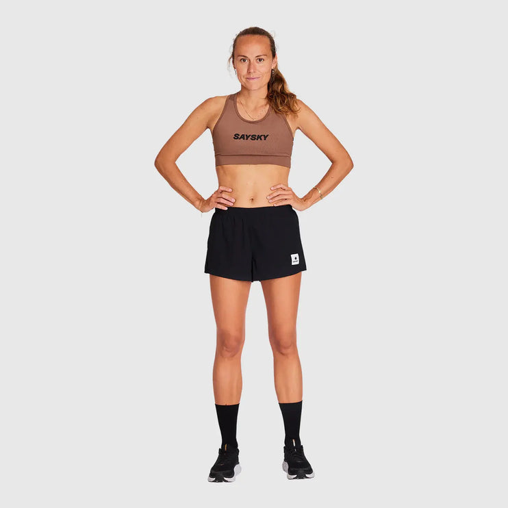 Saysky | Combat Sports Bra | Brown SAYSKY