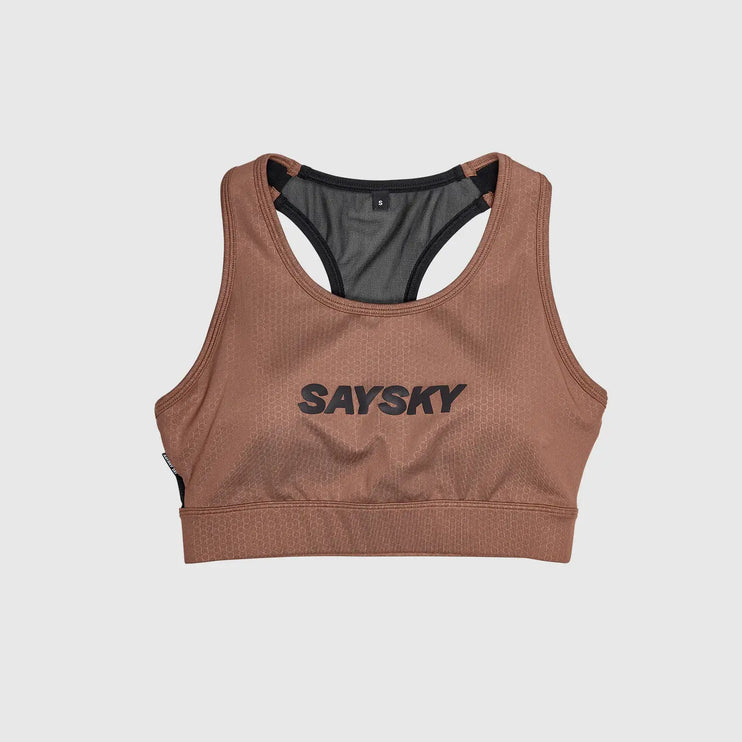 Saysky | Combat Sports Bra | Brown SAYSKY