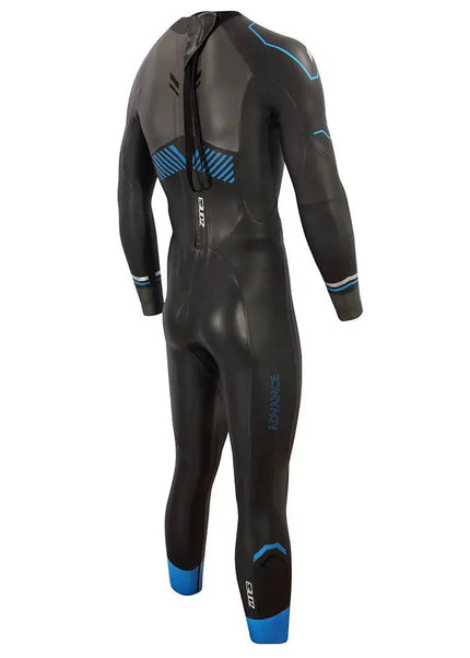 Zone3 | Advance Wetsuit | Heren | Black / Blue Triathlonworld