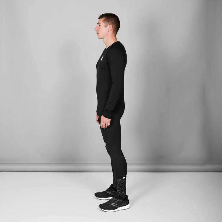 Saysky | Merino Base Longsleeve | Heren | Black