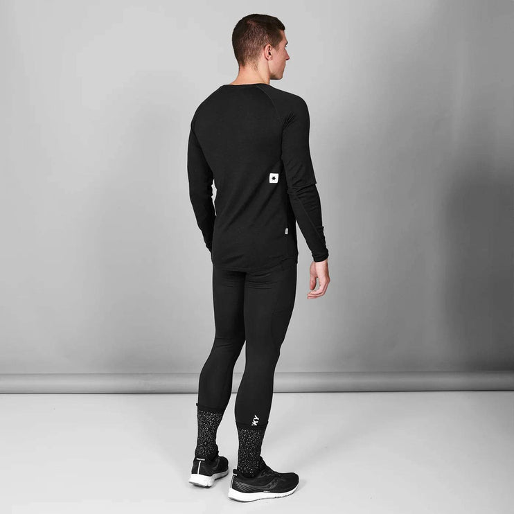 Saysky | Merino Base Longsleeve | Heren | Black