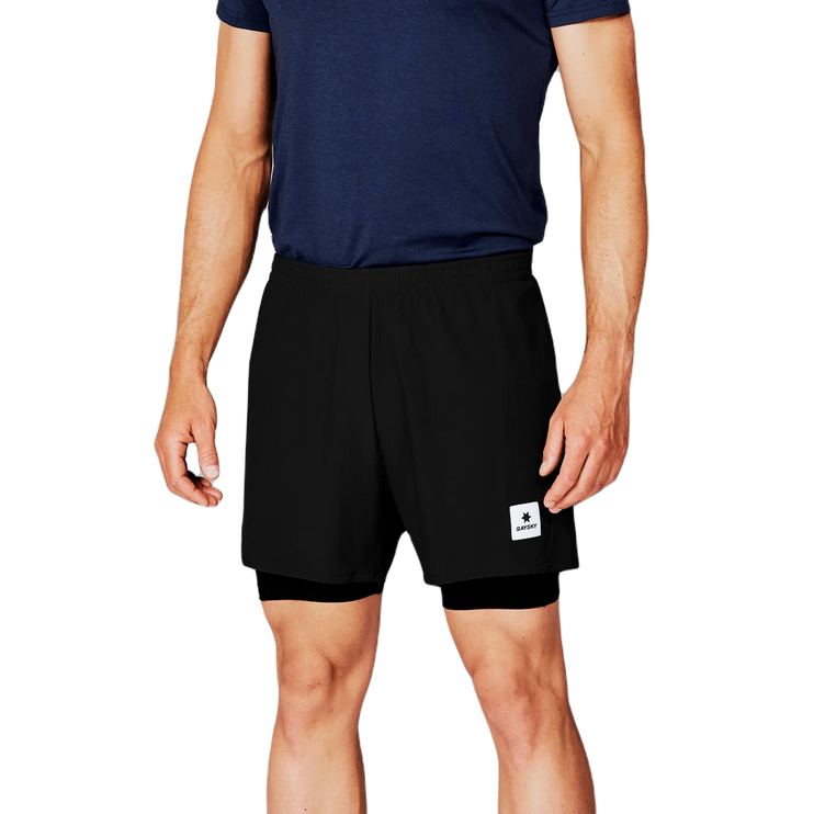 Saysky | 2-in-1 Run Short | Heren | Black