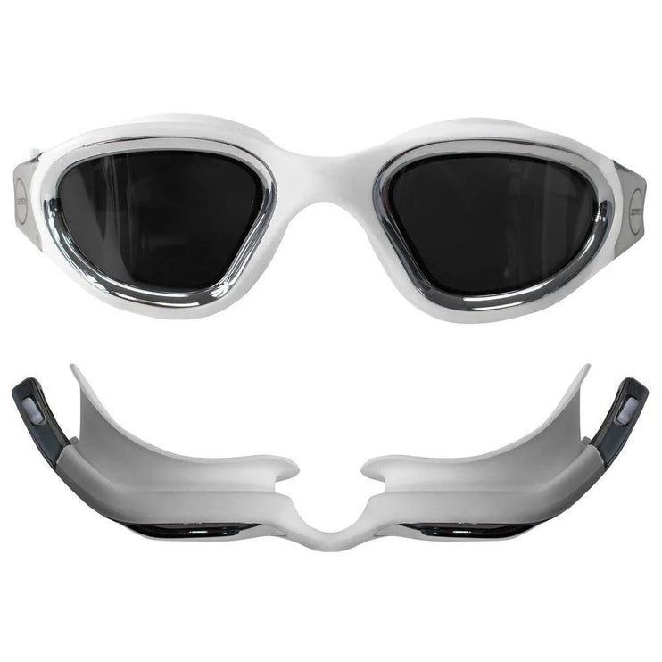 Zone3 | Vapour | Swim Goggles | White / Silver Polarized Zone3