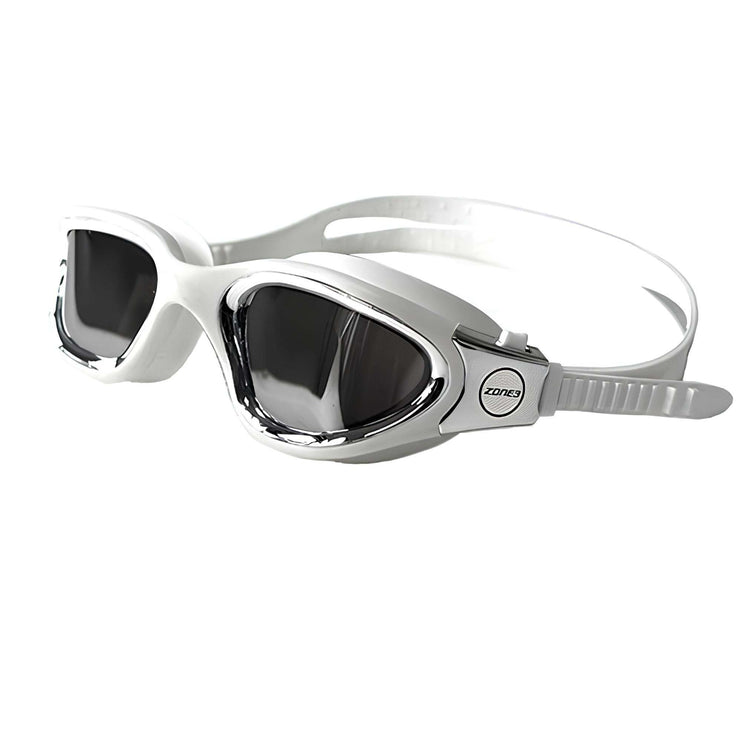 Zone3 | Vapour | Swim Goggles | White / Silver Polarized Zone3