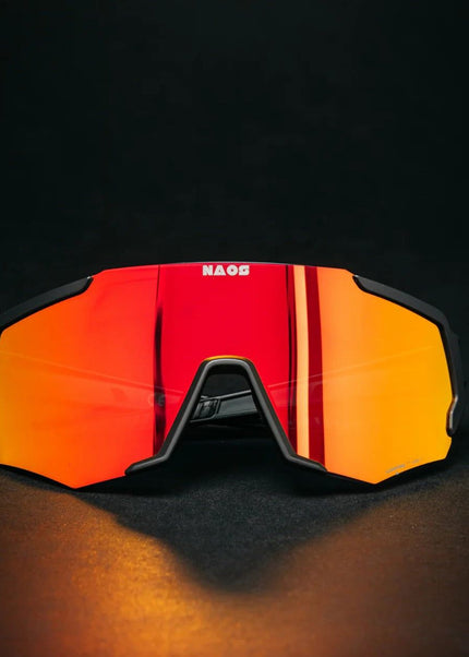 Naos | Vuori Sportbril | Matte Black / Black Red Naos