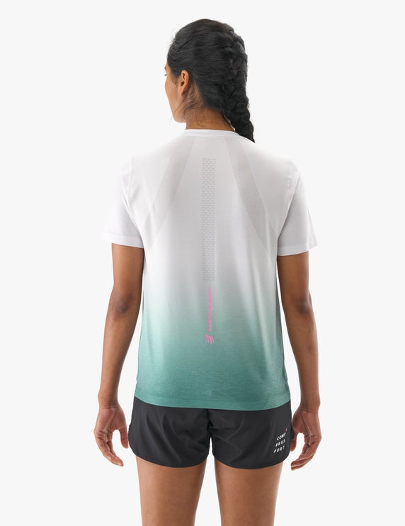 Compressport | Performance SS T-shirt | Sugar / Storm | Dames Compressport