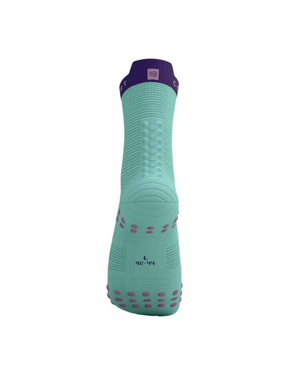 Compressport | Pro Racing Socks V4 | Run High | Shell Blue / Purple Compressport