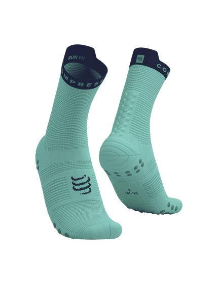 Compressport | Pro Racing Socks V4 | Run High | Shell Blue / Purple Compressport