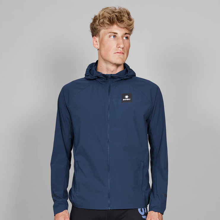 Saysky | Clean Pace Hooded Jacket | Blue | Heren SAYSKY