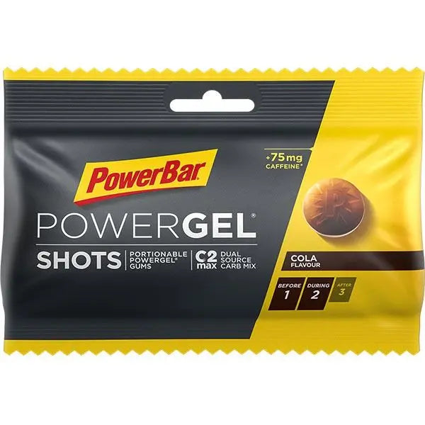 Powerbar | PowerGel | Shots | Cola (75 mg cafeïne) Nutrisense