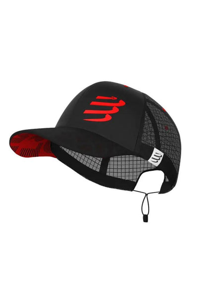 Compressport | Racing Trucker Cap | Black Red Compressport