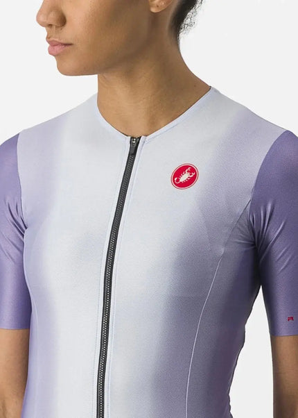 Castelli | San Remo Ultra Speed | Trisuit | Short Sleeve | Dames | Violet Mist Castelli Cycling