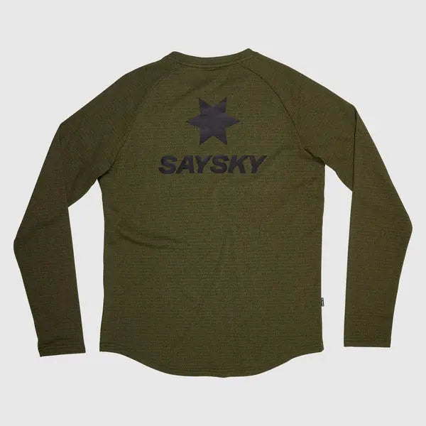 Saysky | Blaze Long Sleeve | Lightweight Fleece | Heren | Green