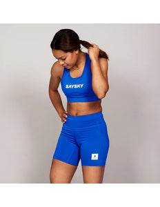 Saysky | Logo Combat Sports Bra | Cobalt Blue | Dames SAYSKY