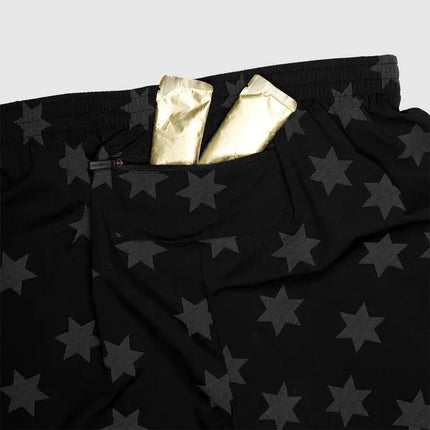 Saysky | Star Reflective Pace 2-in-1 Shorts | Heren | Black SAYSKY