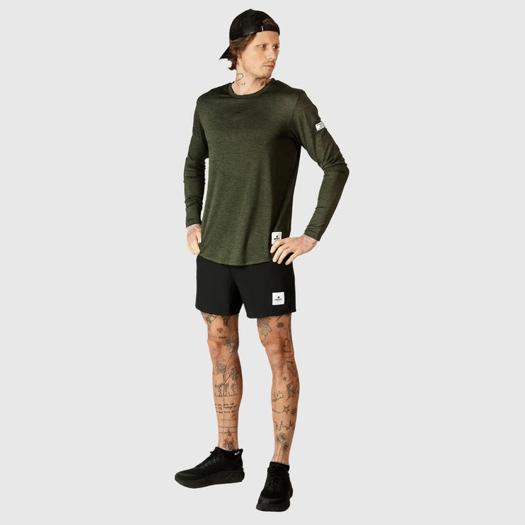 Saysky | Clean Pace | Long Sleeve | Heren | Olive
