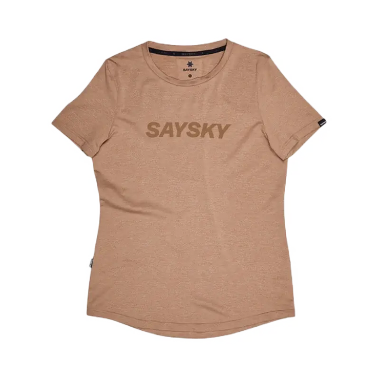 Saysky | Logo Pace T-Shirt | Dames | Brown