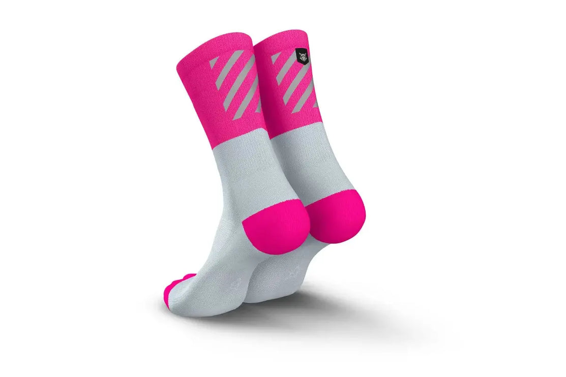 Incylence | High-Viz V2 | Running Socks | Pink