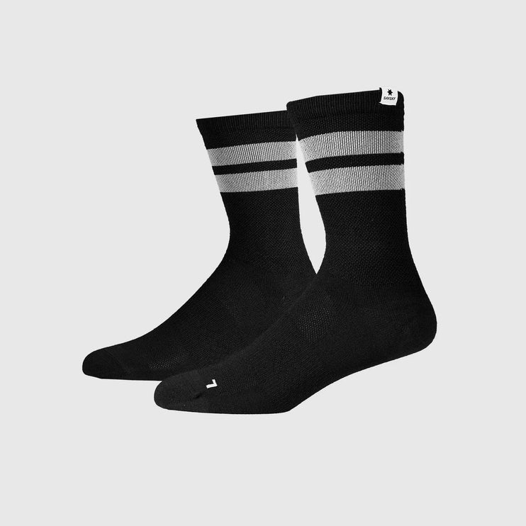 Saysky | High Merino Socks | Black Reflective