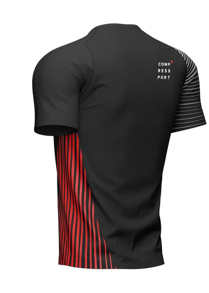 Compressport | Performance SS T-shirt | Black / Red | Heren