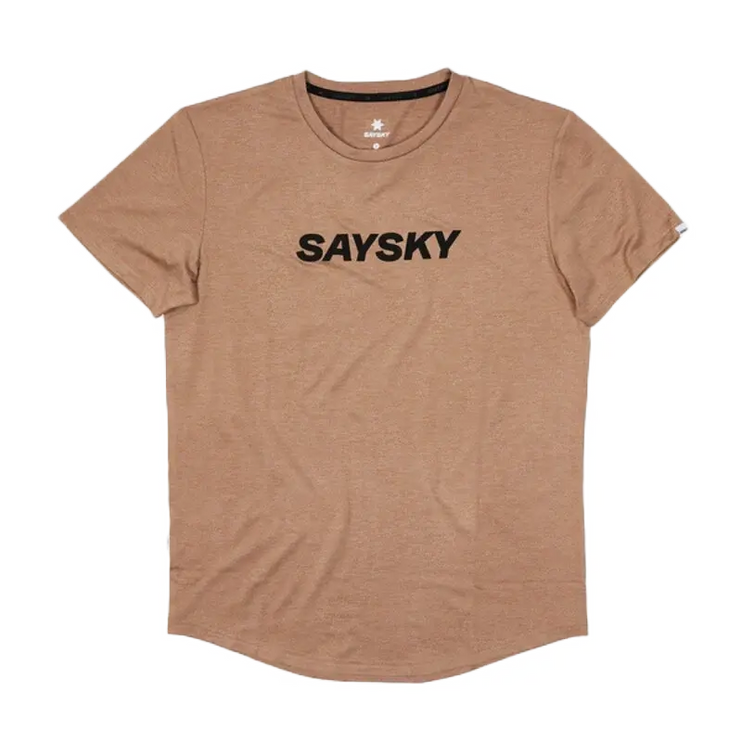 Saysky | Logo Pace T-Shirt | Heren | Brown