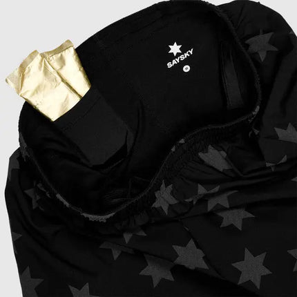 Saysky | Star Reflective Pace 2-in-1 Shorts | Heren | Black SAYSKY