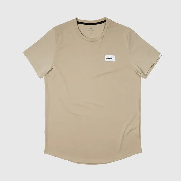 Saysky | Clean Motion T-Shirt | Heren | Beige