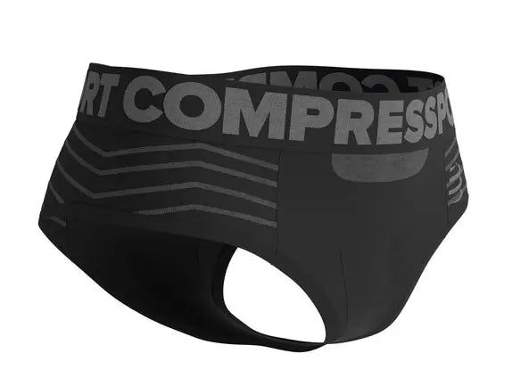 Compressport | Seamless Boxer | Black / Grey | Dames