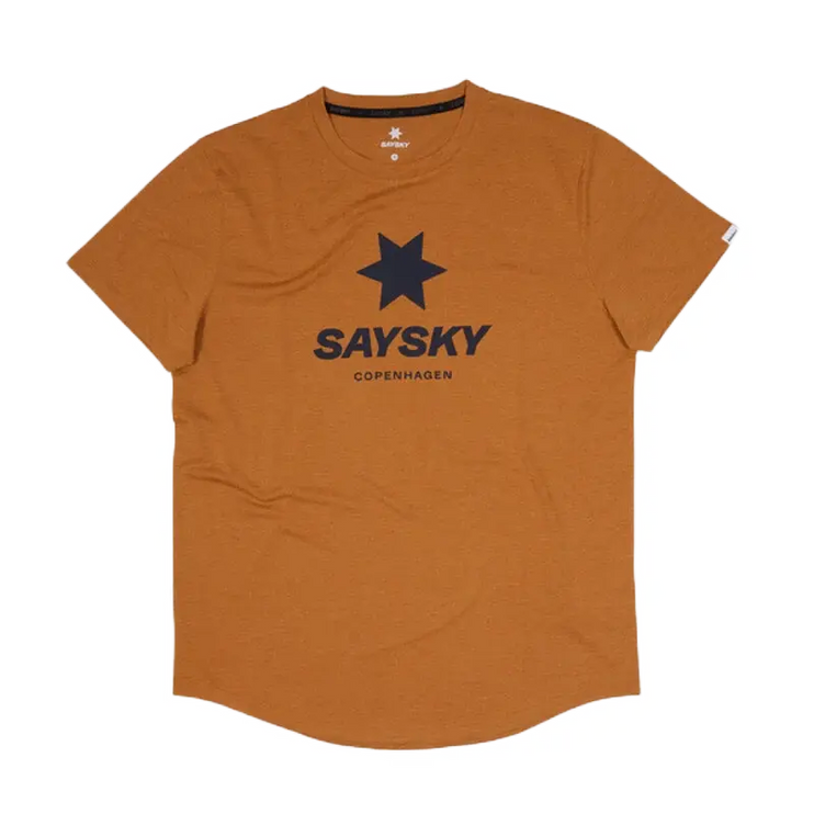 Saysky | Logo Combat T-Shirt | Heren | Yellow