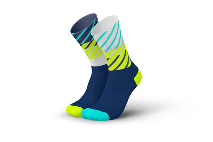 Incylence | Diagonals | Running Socks | Navy Canary Incylence