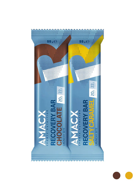 Amacx | Recovery Bar | Salty Caramel | 12 Pack Amacx Sports Nutrition