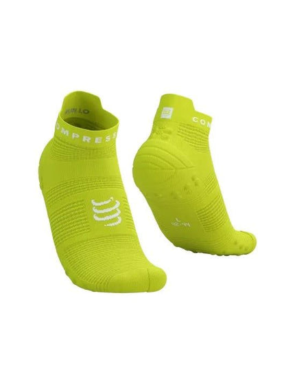 Compressport | Pro Racing Socks V4 | Run Low | Green Sheen / White Compressport