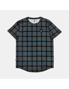 Saysky | Checker Combat T-Shirt | Heren | Grey SAYSKY