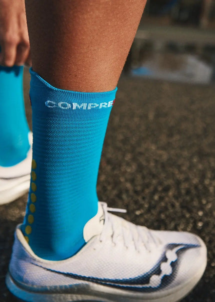 Compressport | Pro Racing Socks V4  | Run High | Hawaiian Primerose