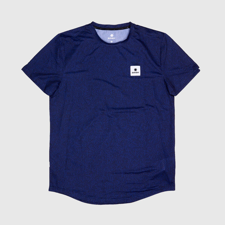 Saysky | CC Combat T-Shirt | Blue | Heren