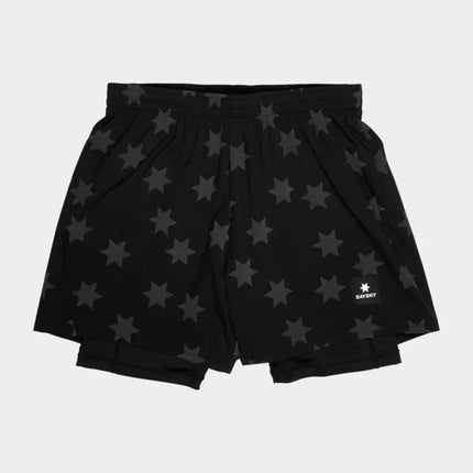 Saysky | Star Reflective Pace 2-in-1 Shorts | Heren | Black SAYSKY