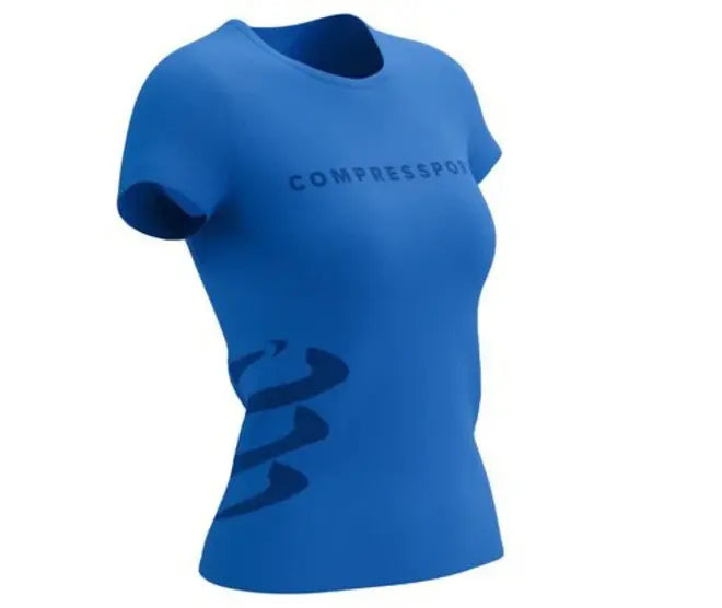 Compressport | Logo SS T-shirt | Pacific Coast | Dames