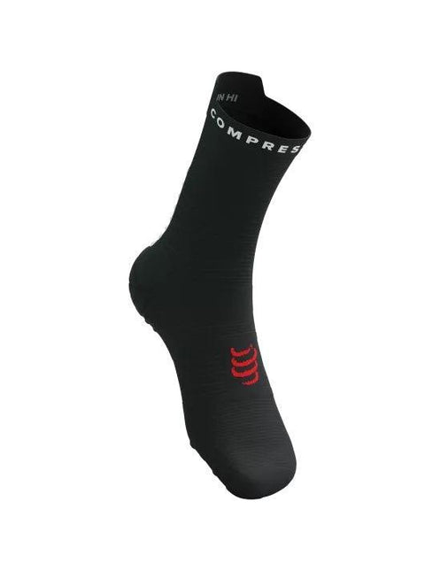 Compressport | Pro Racing Socks V4 | Run High | Black / White Compressport